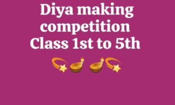 1st to 5th (Diya making competition)